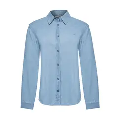 ROCKFORD - Blusa Algodón Orgánico Mujer Makalu Azul