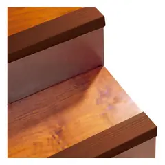DVP - Nariz De Grada Escalera Pvc 68x40mm 3mts Café