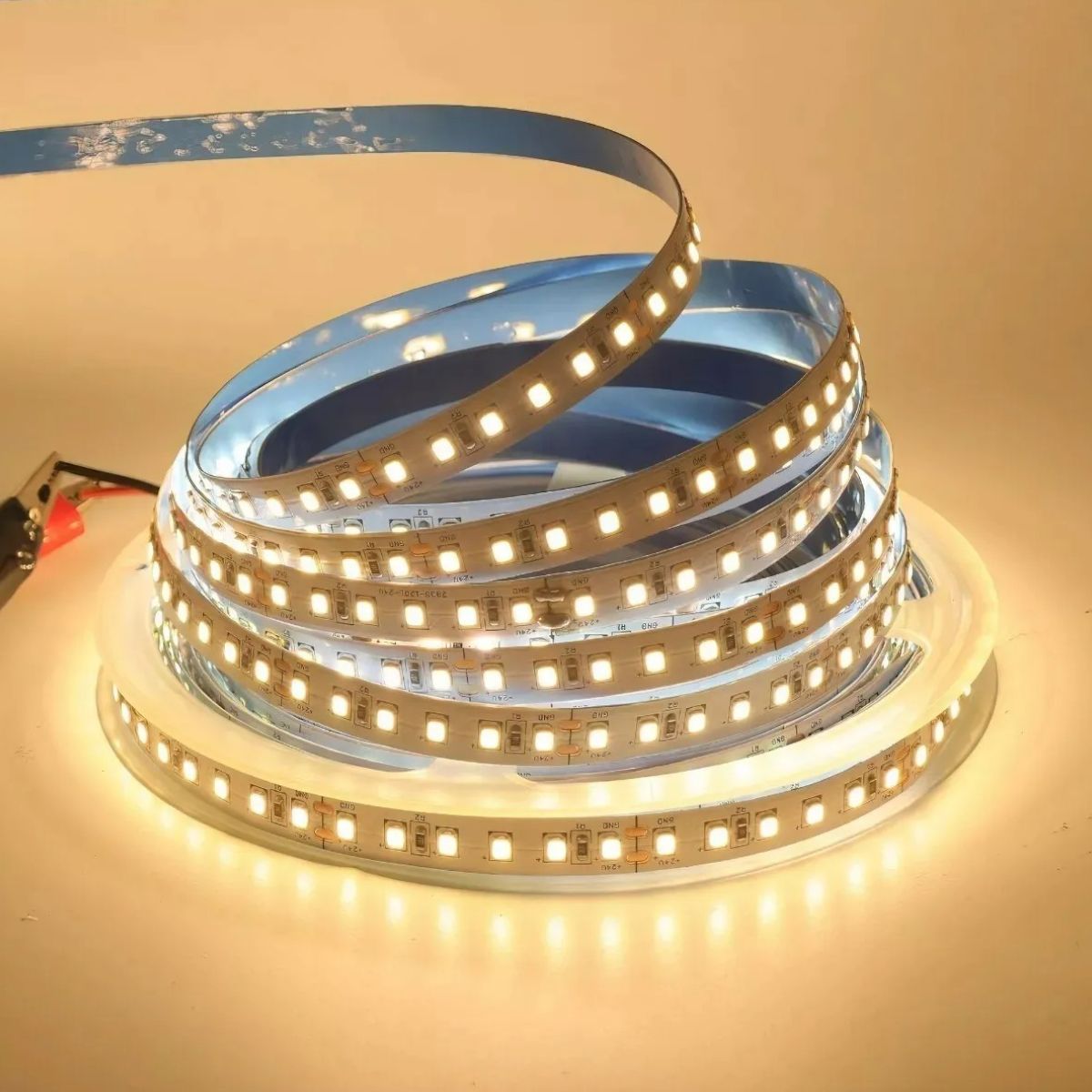WANT - 2 Cintas Led 12V 2835 10mt Luz Cálida