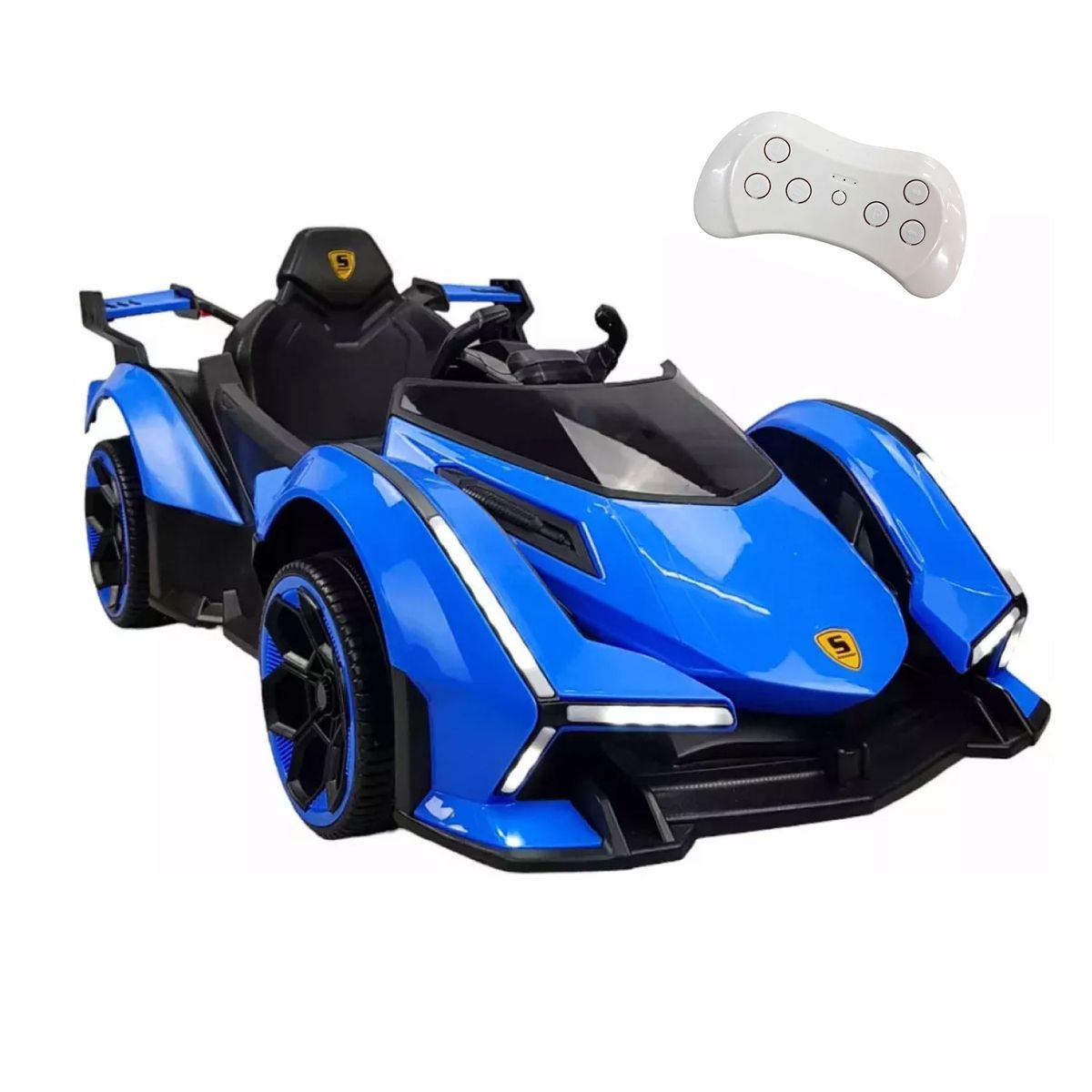 MUNDO ONLINE - Auto Electrico para Niños Con Control Remoto Luces y Sonido