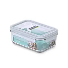 GLASSLOCK - Contenedor Vidrio, Hermético Rectangular 715mL
