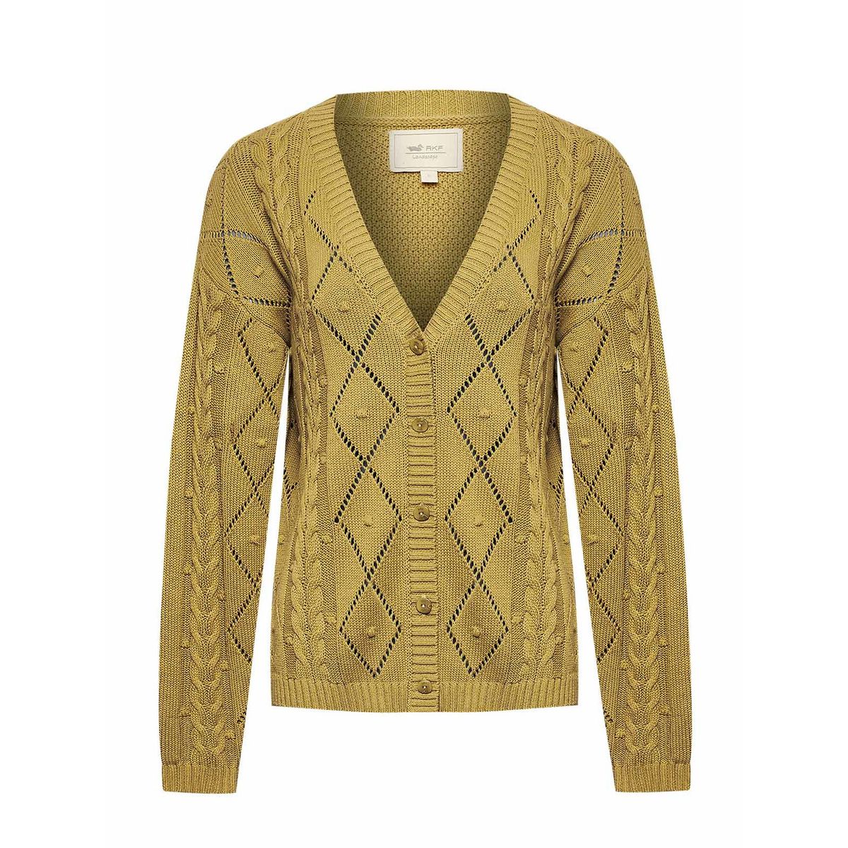 ROCKFORD - Sweater Algodón Orgánico Mujer Nit Verde ROCKFORD