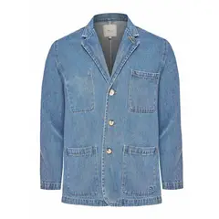 ROCKFORD - Chaqueta Algodón Mujer Lime Azul