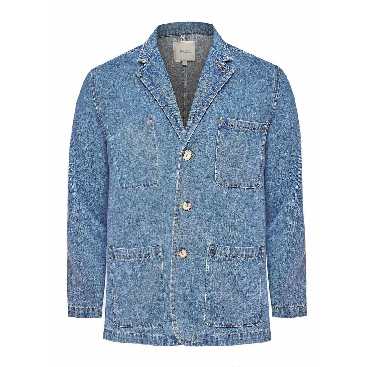 ROCKFORD - Chaqueta Algodón Mujer Lime Azul ROCKFORD