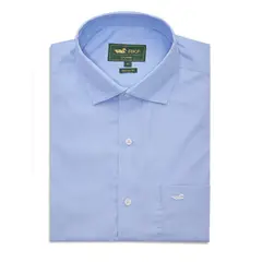 ROCKFORD - Camisa Algodón Hombre Easysolid Celeste