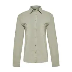 ROCKFORD - Blusa Algodón Orgánico Mujer Coop Verde