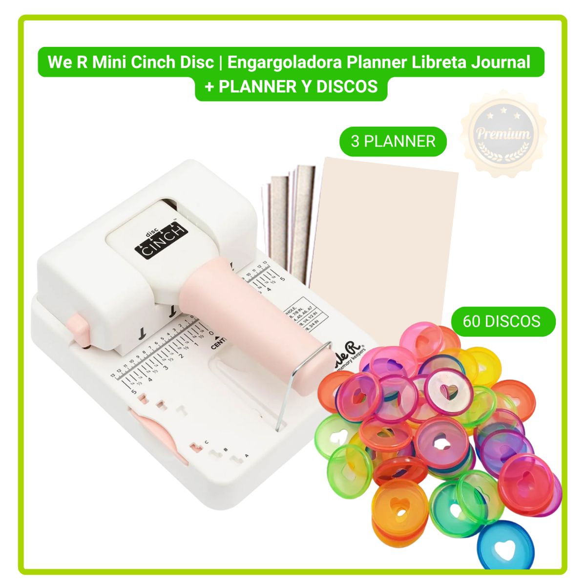 GENERICO - KIT ENCUADERNADORA DISC CINCH 01