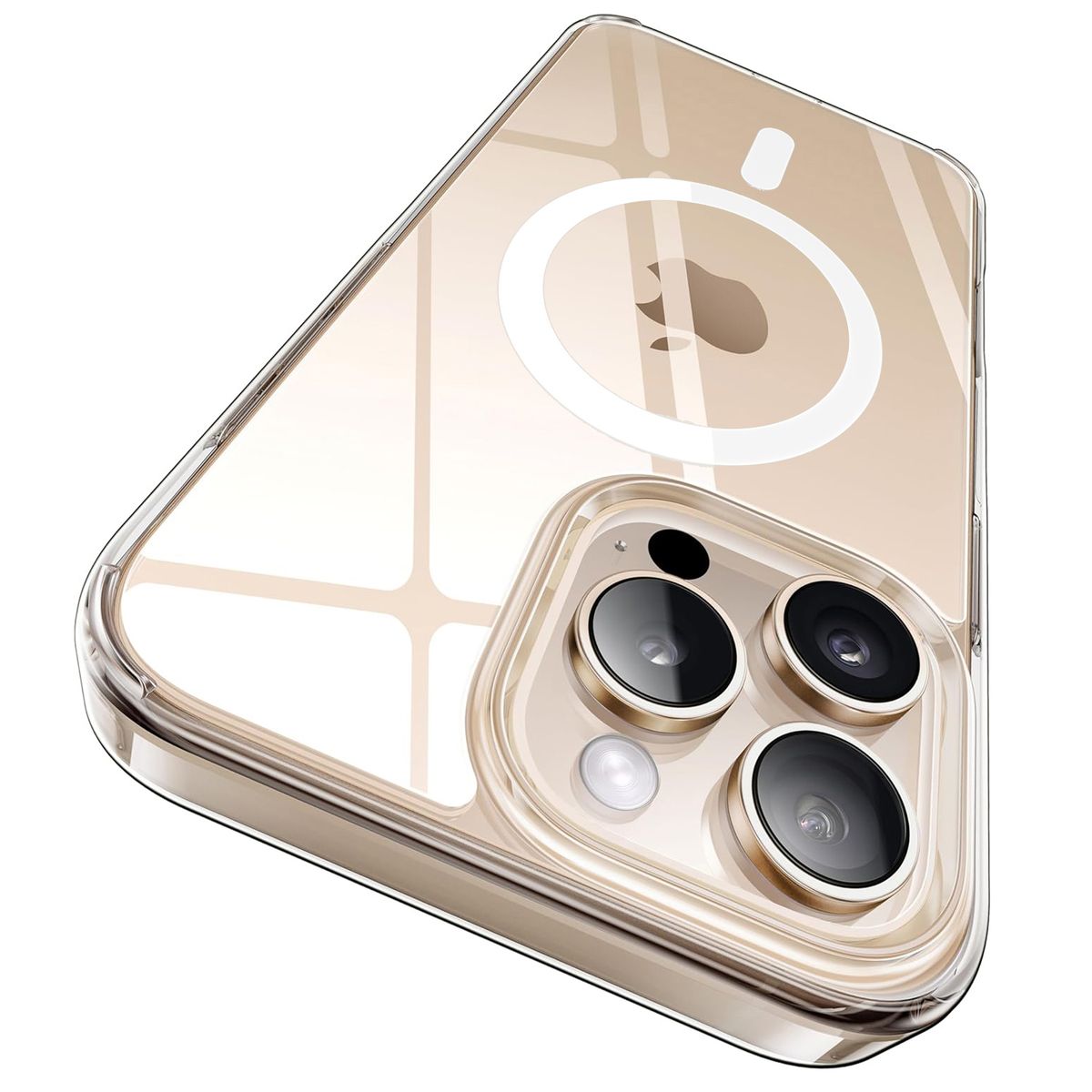 CELLBOX - Carcasa Rígida Delgada con Magsafe para iPhone 16 Pro - Transparente