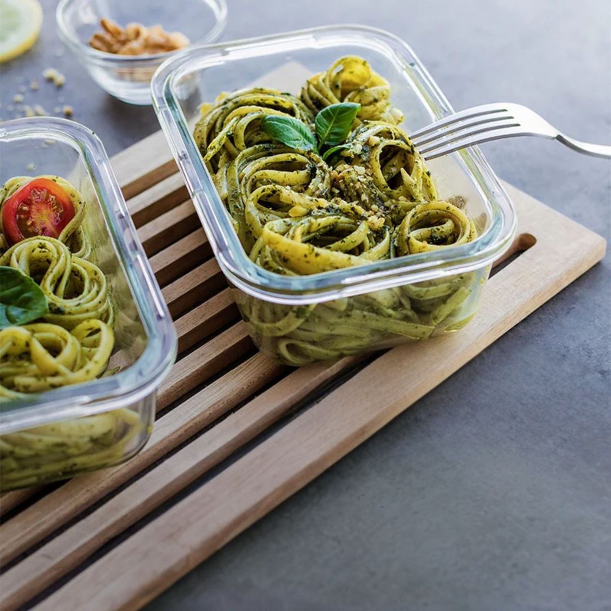 ALLEGRA - Contenedor Hermético De Vidrio Allegra 750mL Rectangular