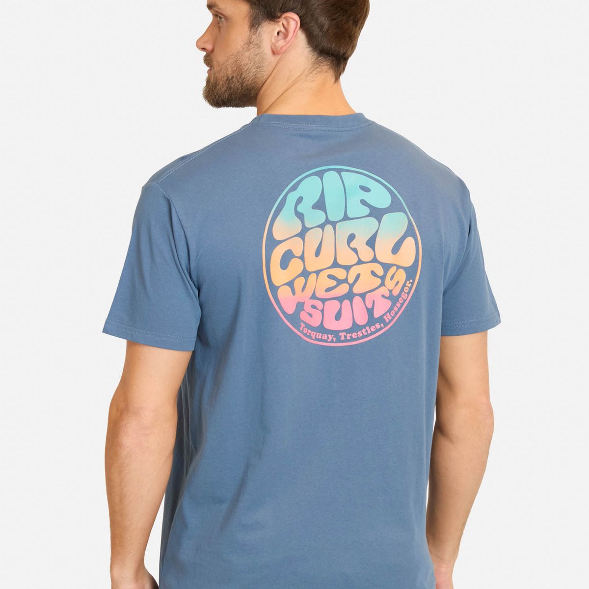 RIP CURL - Polera MC Rush Azul Hombre Rip Curl - Azul