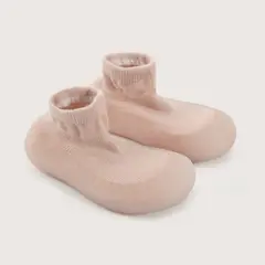 OPALINE - Calcetin con suela de silicona rosado de niña 40634 19