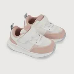 OPALINE - Zapatilla deportiva blanca con velcro de niña 40720