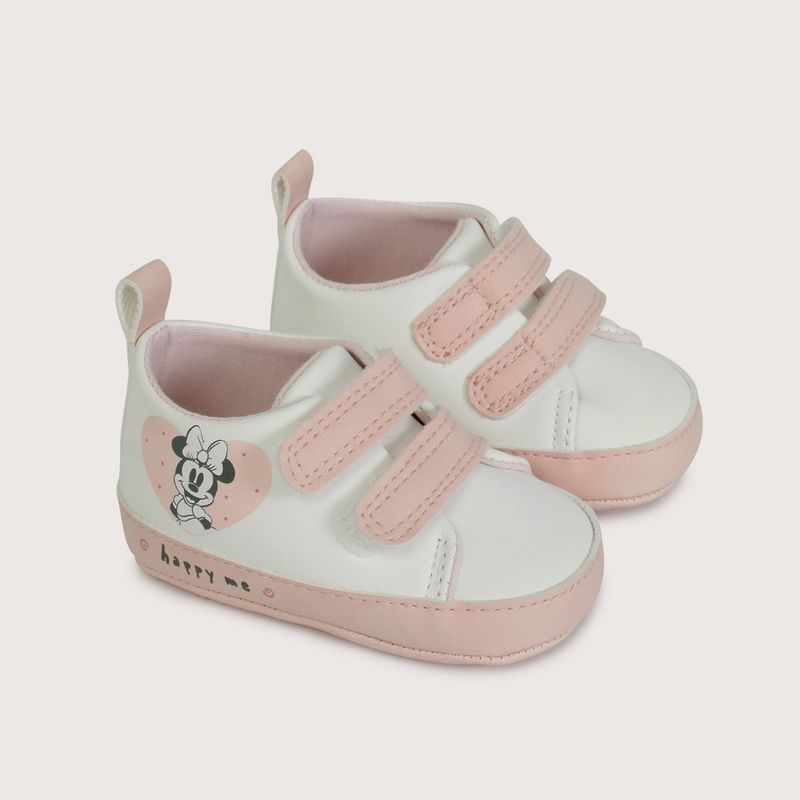OPALINE - Zapatilla bebé disney blanca de niña 40758