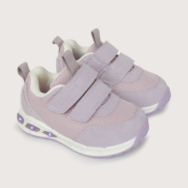 OPALINE - Zapatilla con luz morada de niña 40761