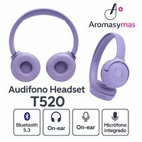Audífono Headset T520 Lila