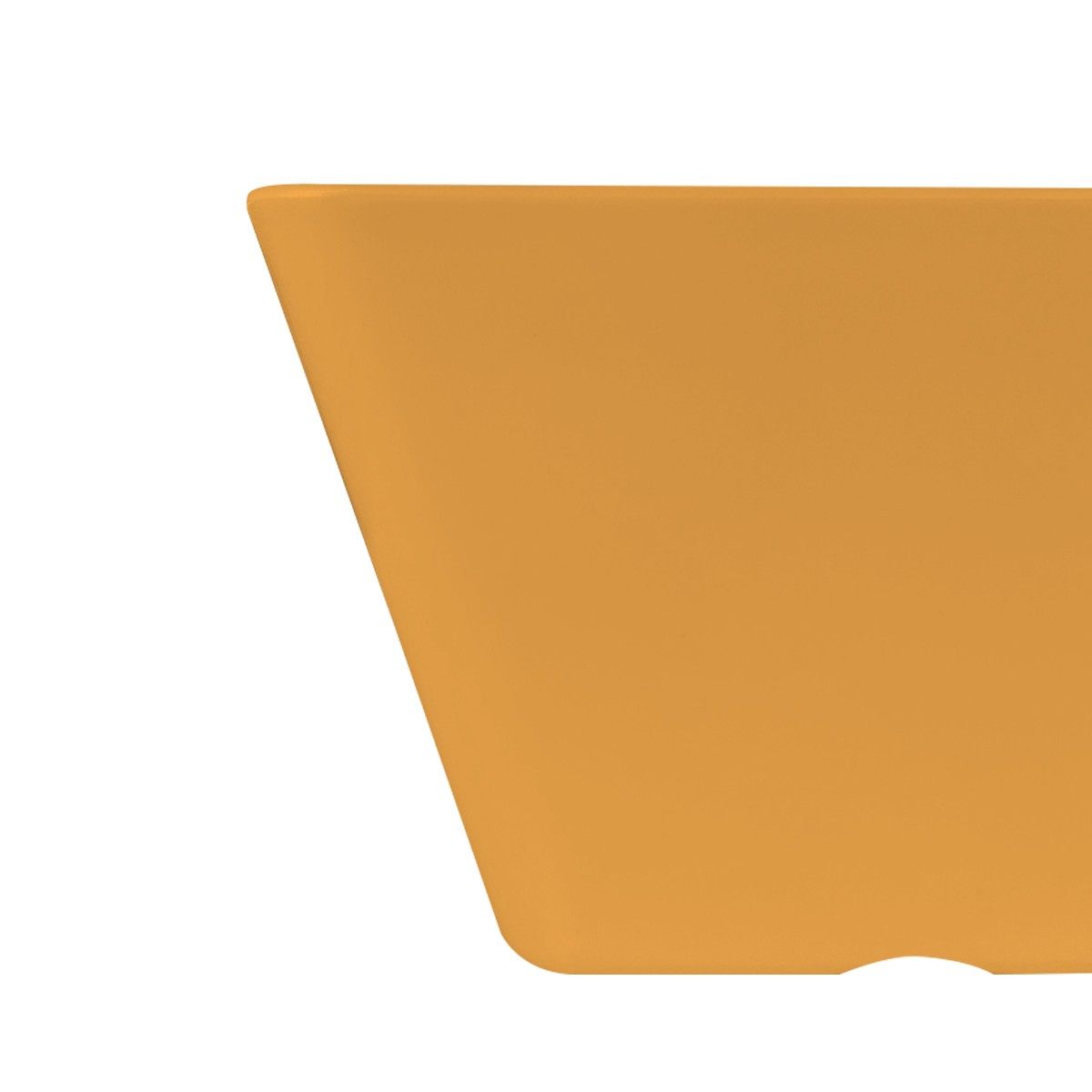 GENERICO - Set Pocillo Cónico Cuadrado Amarillo 11 Cm