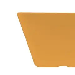 GENERICO - Set Pocillo Cónico Cuadrado Amarillo 11 Cm