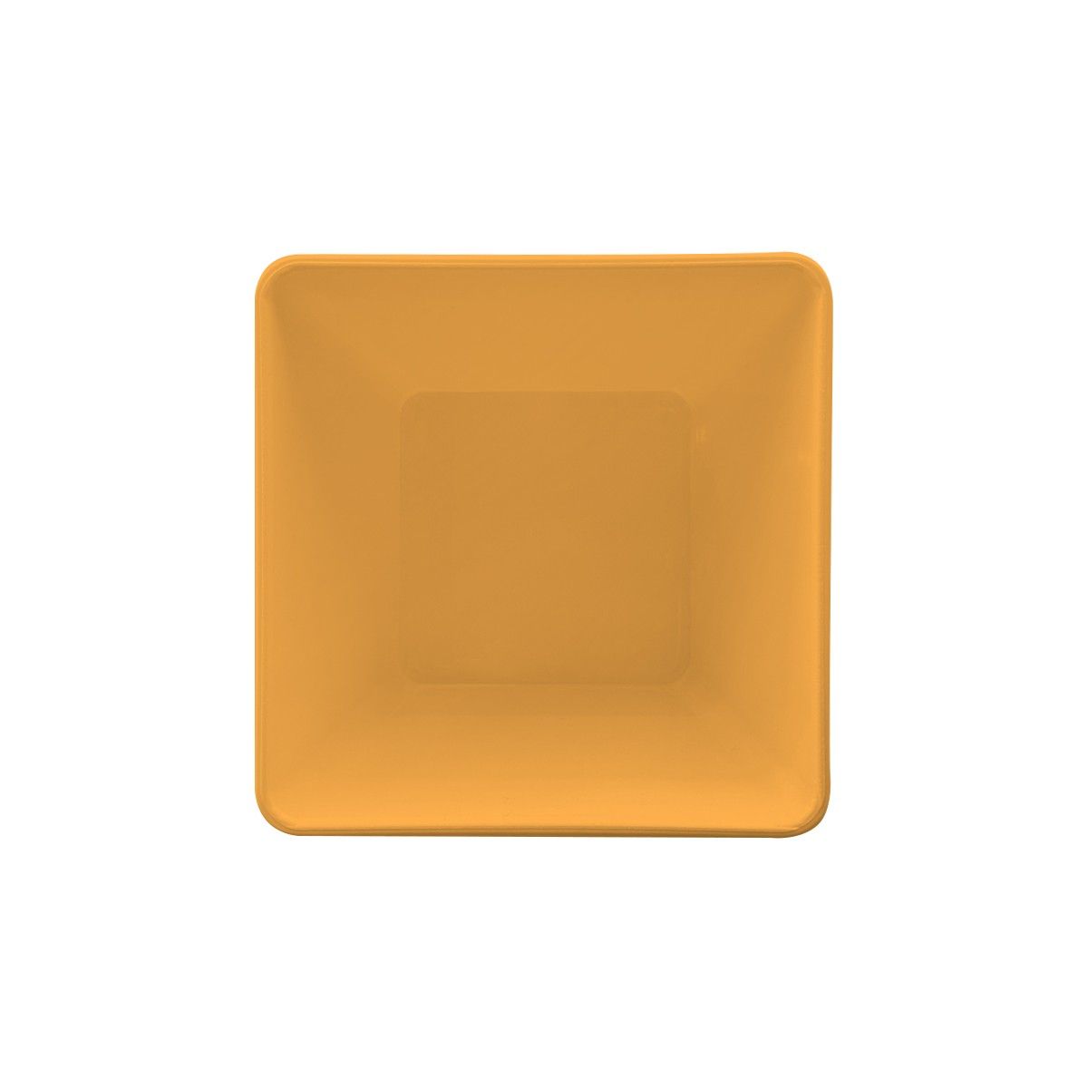 GENERICO - Set Pocillo Cónico Cuadrado Amarillo 11 Cm