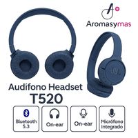 Audífono Headset T520 Azul