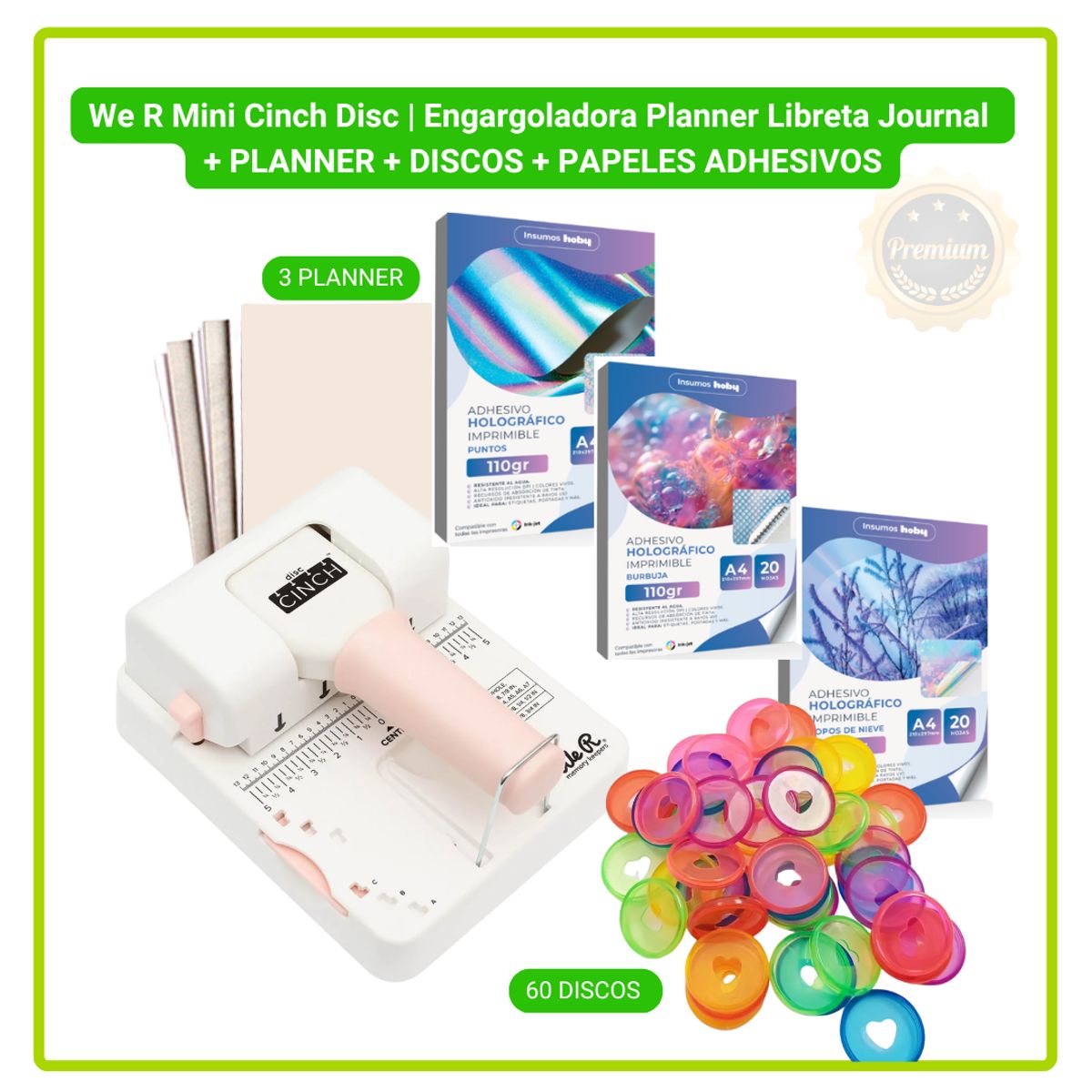 GENERICO - KIT ENCUADERNADORA DISC CINCH 03