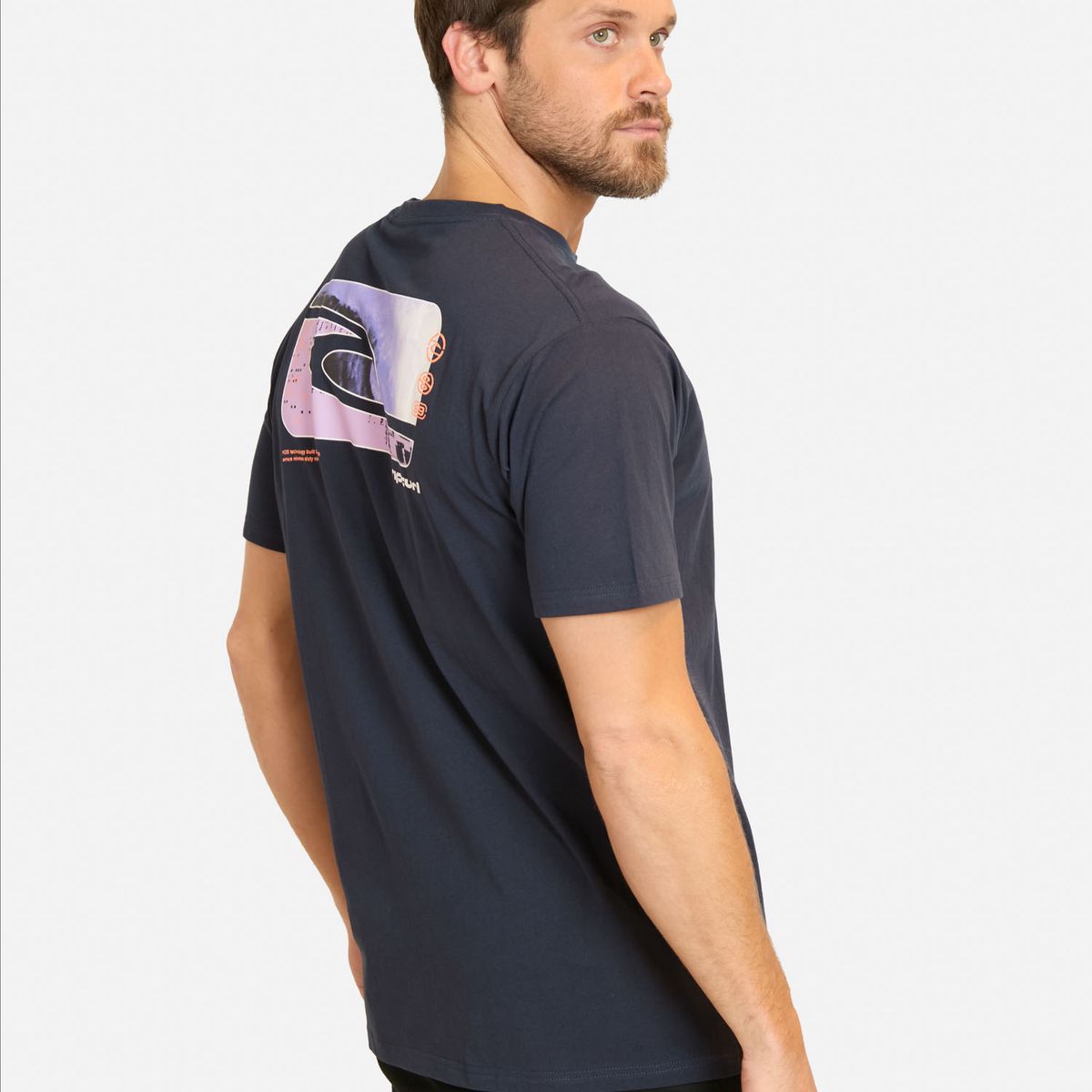 RIP CURL - Polera MC Dune Azul Hombre Rip Curl - Azul