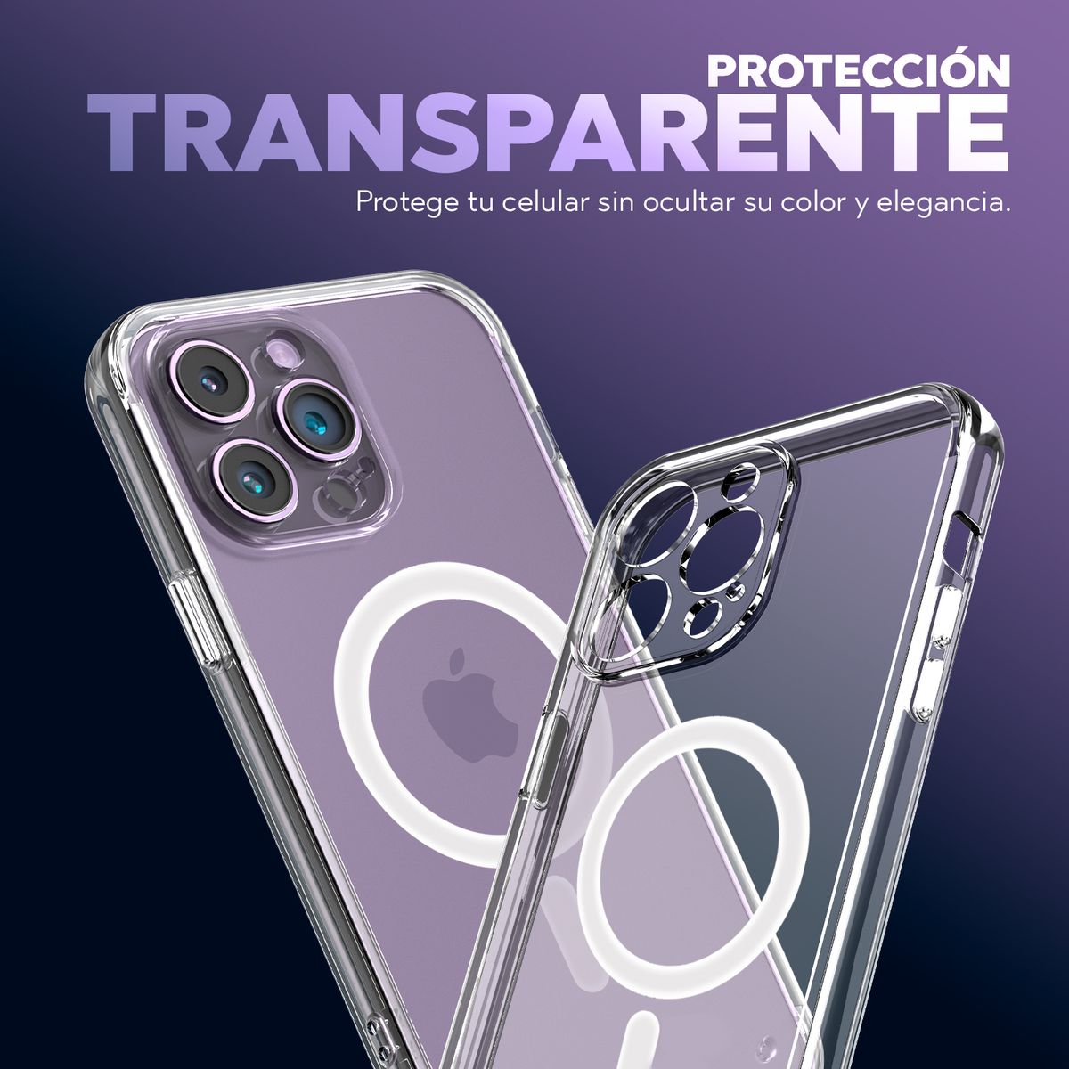 KBOD - Kit Carcasa Magnetic + Lamina Vidrio + Antiespia Para iPhone 13 Pro Max