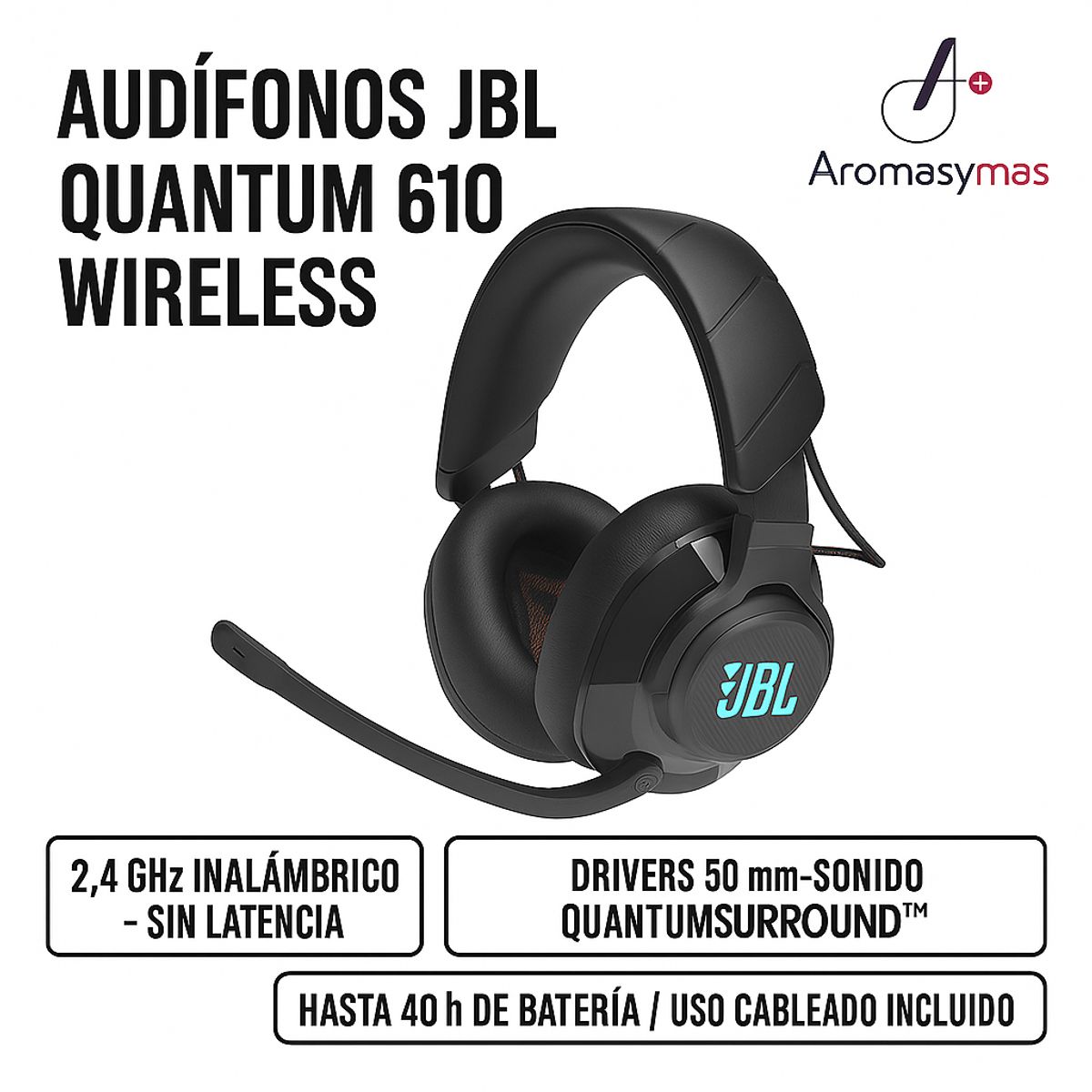 JBL - Audifonos JBL Quantum 610 Wireless