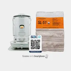 ZETACOM - Mecha para Estufa CORONA SL51 120mm