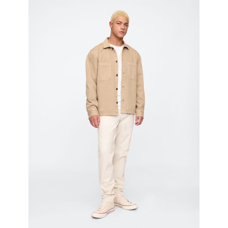GAP - Pantalón Hombre Slim Fit Khaki Beige Gap
