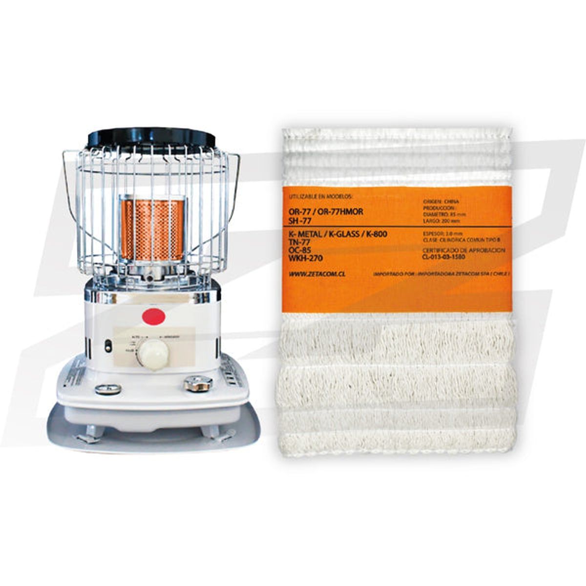 ZETACOM - Mecha Para Estufa OR77 85mm