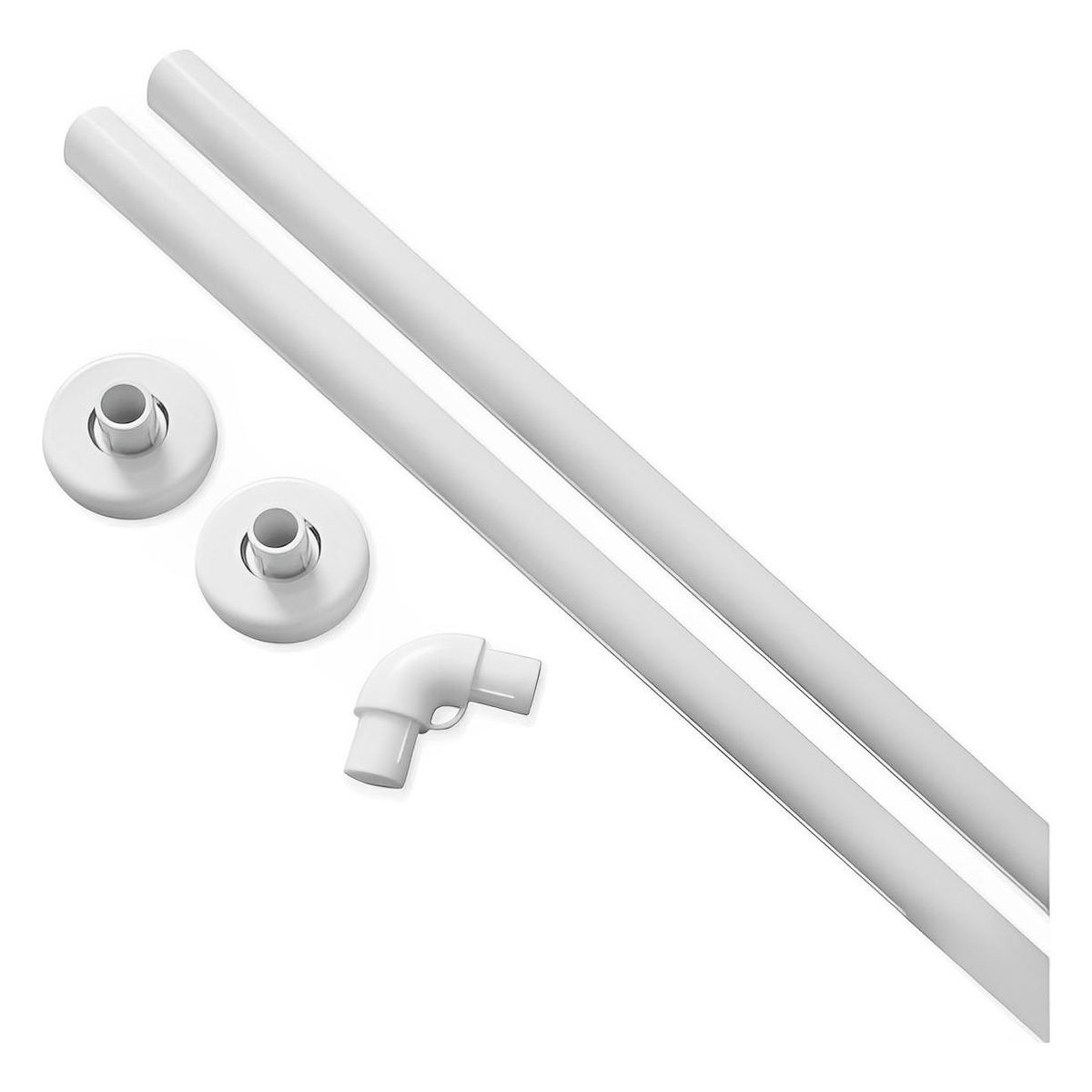 DVP - Barra Cortiña De Baño Microcontrol 75x180 Cm Blanco Dvp