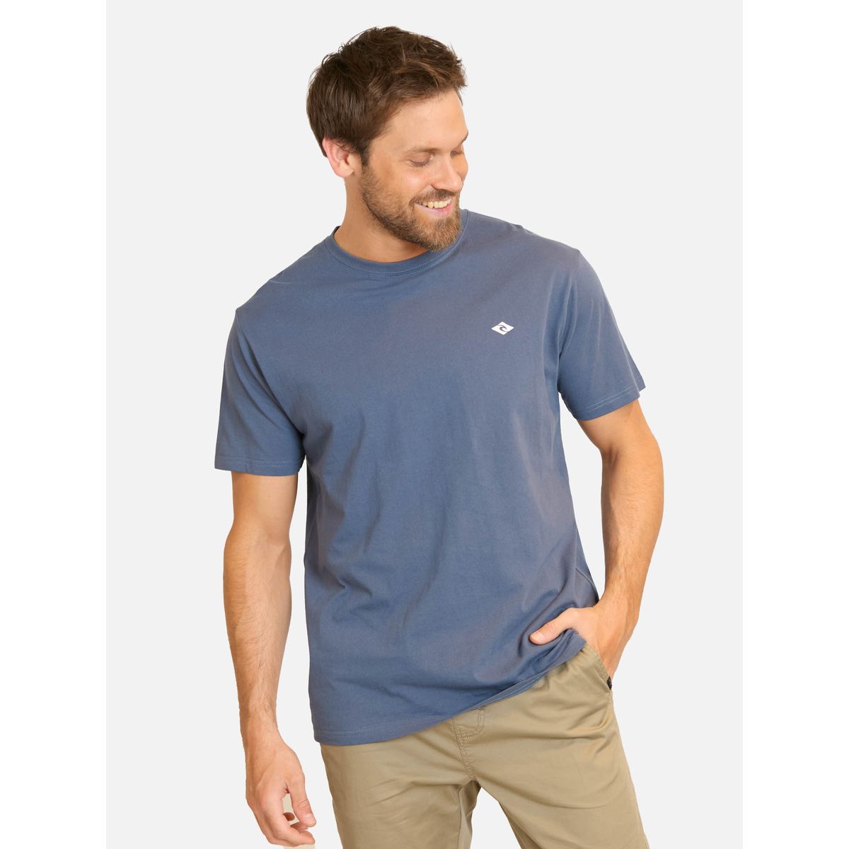 RIP CURL - Polera MC RC LilLogo Azul Hombre Rip Curl - Azul