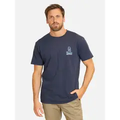 RIP CURL - Polera MC Barrel Azul Hombre - Azul