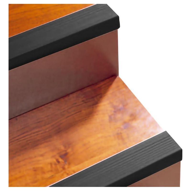DVP - Nariz De Grada Escalera Pvc 68x40mm 3mts Negro Dvp