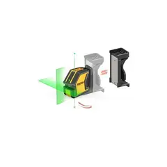 GENERICO - Nivel Laser Cruz Prexiso Cplomada Rayo Verde P2lc15g