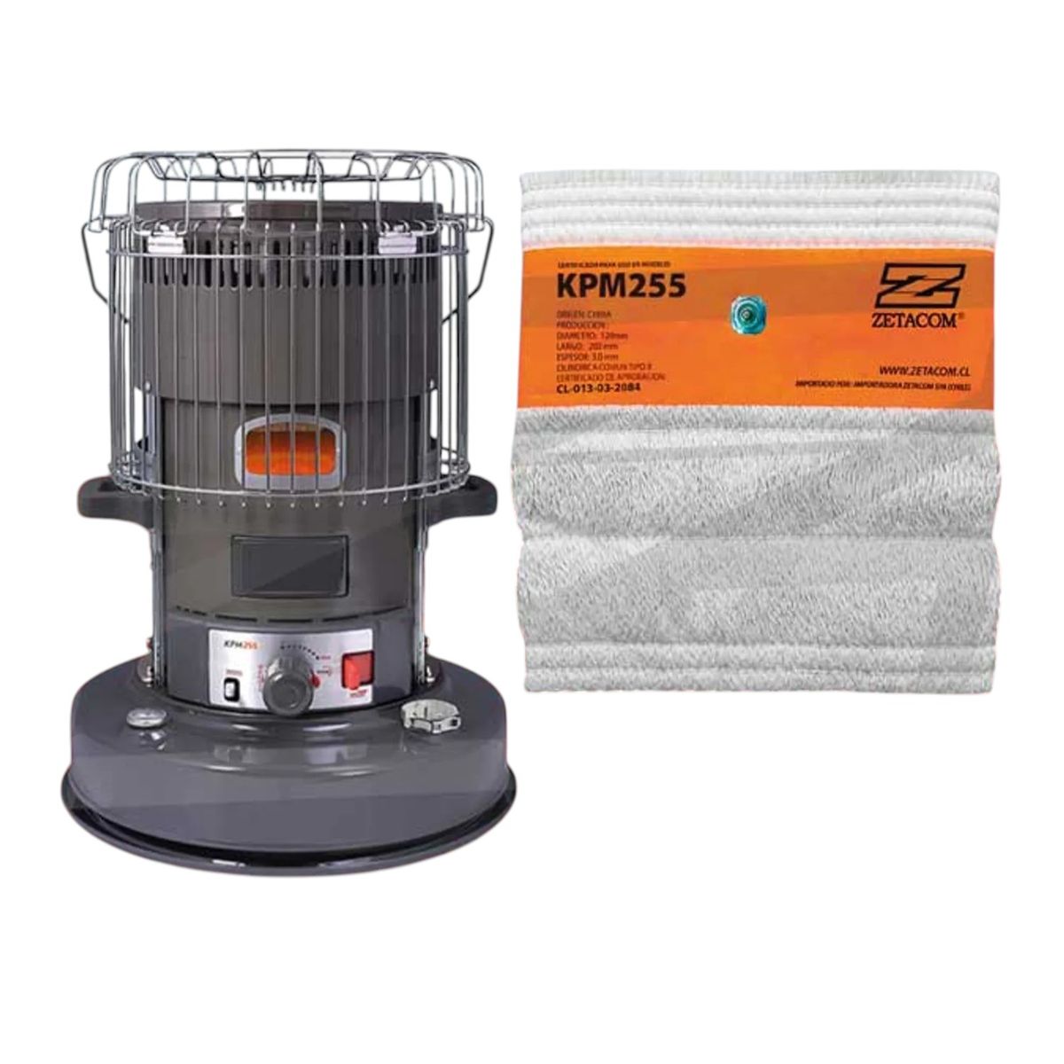 ZETACOM - Mecha Para Estufa Kendall KPM255