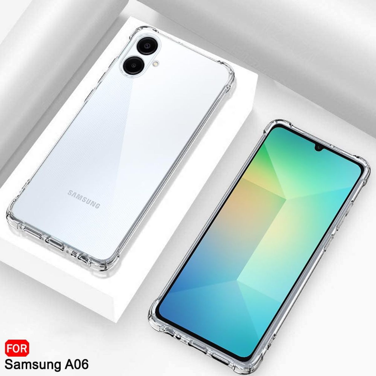 GENERICO - CARCASA PARA GALAXY A06 LTE  5G - ESQUINAS REFORZADAS
