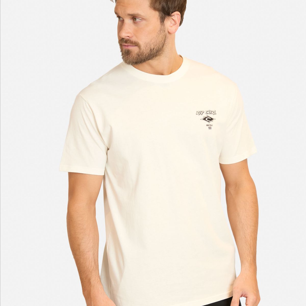RIP CURL - Polera MC Fadeout Essential Blanco Hombre Rip Curl - Blanco