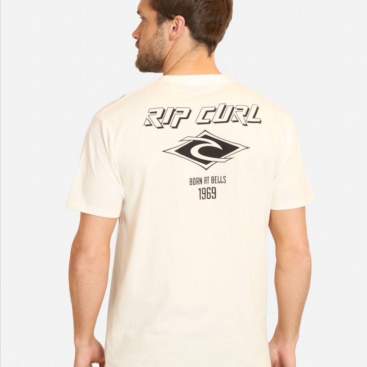 RIP CURL - Polera MC Fadeout Essential Blanco Hombre Rip Curl - Blanco
