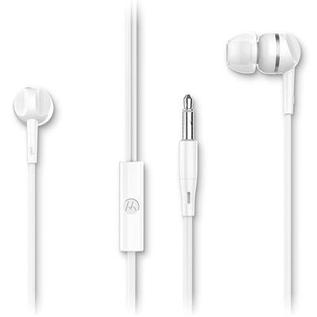 MOTOROLA - Audifonos Motorola Moto Earbuds 105 Manos libres in-Ear - Blanco