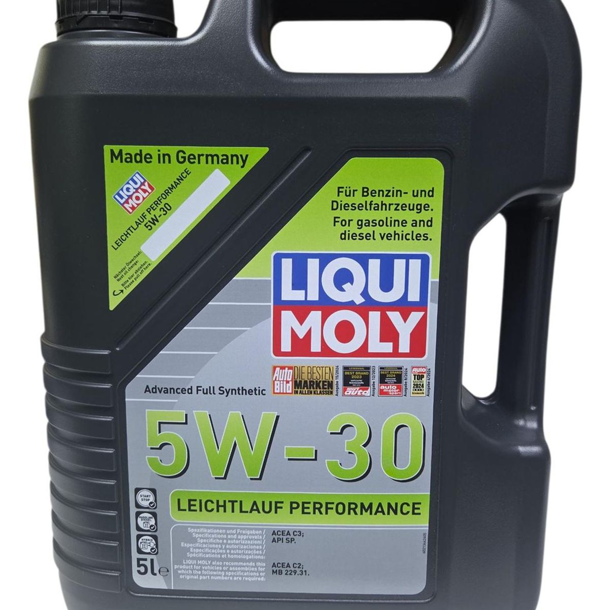 LIQUI MOLY - Aceite Para Motor 5w 30 Liqui Moly Leichtlauf Sintetico 5l
