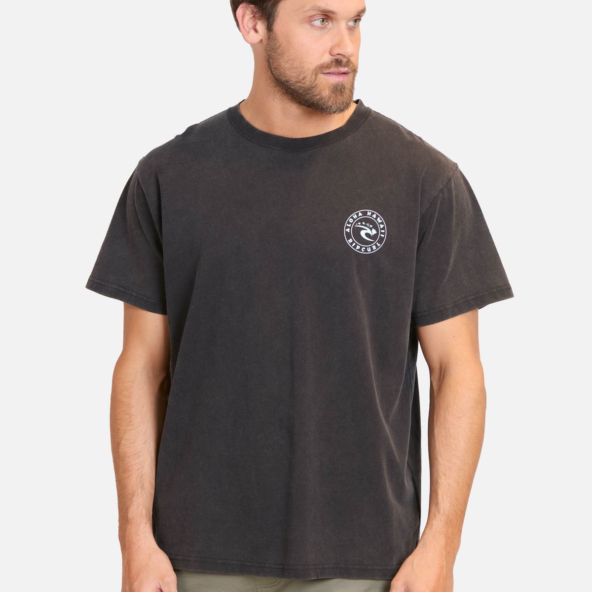 RIP CURL - Polera MC Surfero Negro Hombre Rip Curl - Negro