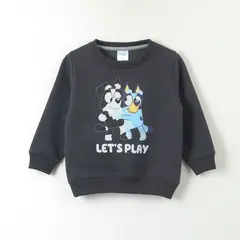 BLUEY - Poleron Cerrado Niño Lets Play! Negro Mackenzie Y