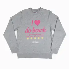 BARBIE - Poleron Mujer I Love Da Beach Gris