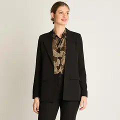 LORENZO DI PONTTI - Blazer Negro Liviano