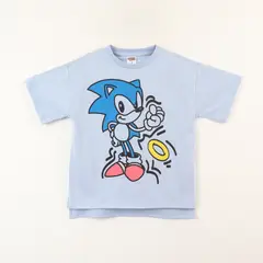 SONIC - Polera Manga Corta Niño Coin Azul