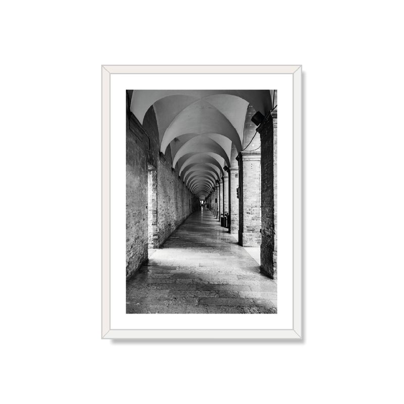 ALCUADRADO - Cuadro Individual fotografía abs Black Blanco 50x40