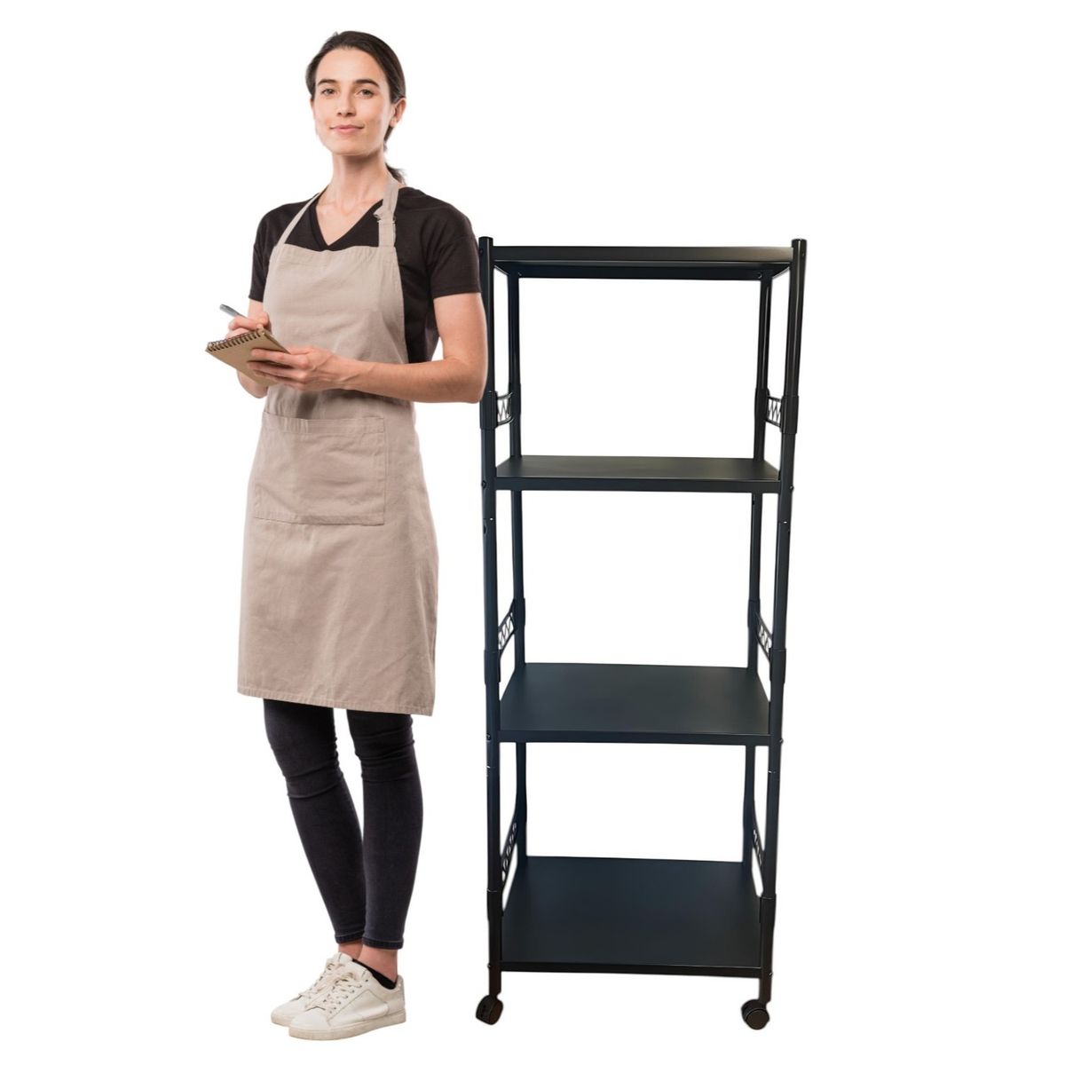 PROCHEF - Estante Deco 4 Bandejas Acero 50x40x132 cm