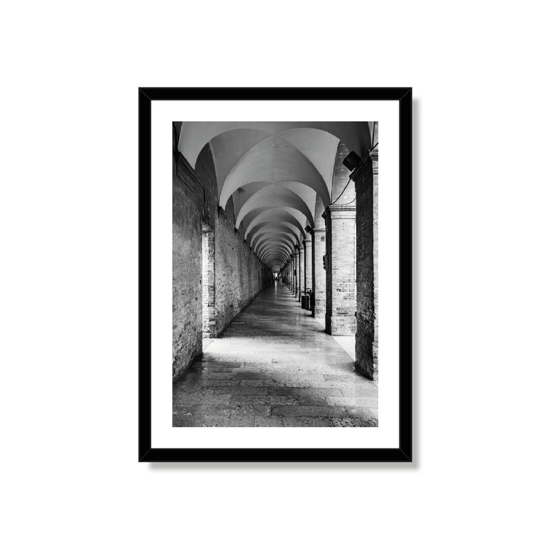 ALCUADRADO - Cuadro Individual fotografía abs Black Negro 70x50