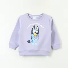 BLUEY - Poleron Cerrado Niña What About Gloria Morado